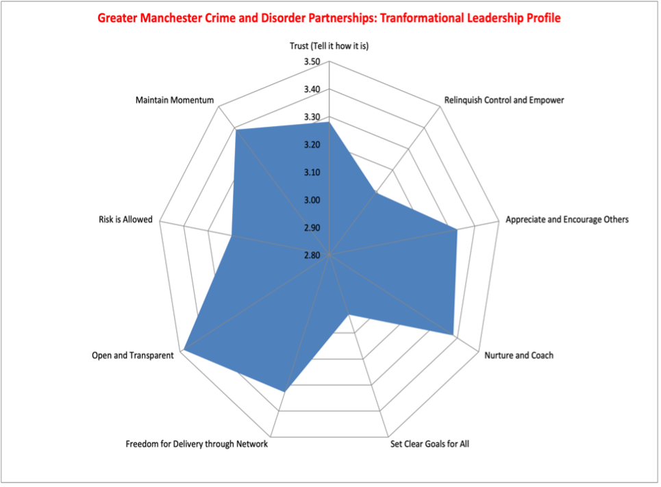Transformational Leadership Inventory Results for Community Safety Partnership